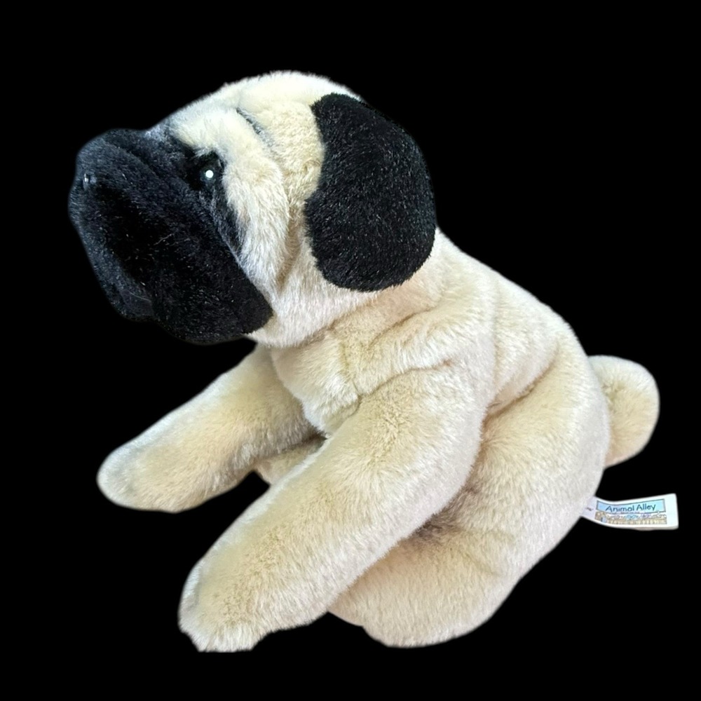 Animal Alley Pug Dog‎ Plush Stuffed Animal Toys R Us 12" 2000